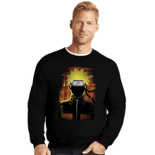 Load image into Gallery viewer, Shirts Crewneck Sweater, Unisex / Small / Black Glitch Naruto