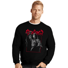 Load image into Gallery viewer, Daily_Deal_Shirts Crewneck Sweater, Unisex / Small / Black Scream Metal
