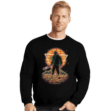 Load image into Gallery viewer, Shirts Crewneck Sweater, Unisex / Small / Black Retro Camper Killer