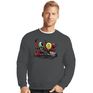 Daily_Deal_Shirts Crewneck Sweater, Unisex / Small / Charcoal Spawn IT