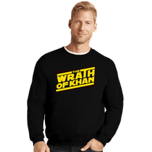 Load image into Gallery viewer, Secret_Shirts Crewneck Sweater, Unisex / Small / Black Wrath Of Khan