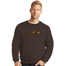 Load image into Gallery viewer, Shirts Crewneck Sweater, Unisex / Small / Dark Chocolate Evolution Of Hypnotoad