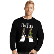 Load image into Gallery viewer, Shirts Crewneck Sweater, Unisex / Small / Black The Beetles