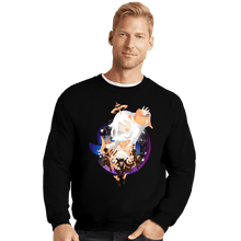 Load image into Gallery viewer, Shirts Crewneck Sweater, Unisex / Small / Black Cute Companion Paimon