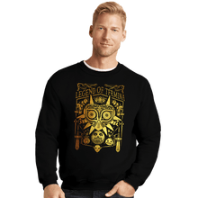 Load image into Gallery viewer, Daily_Deal_Shirts Crewneck Sweater, Unisex / Small / Black Legend Of Termina