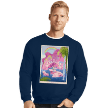 Load image into Gallery viewer, Shirts Crewneck Sweater, Unisex / Small / Navy Visit Neverland