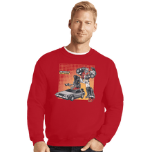 Load image into Gallery viewer, Shirts Crewneck Sweater, Unisex / Small / Red Marty McPrime
