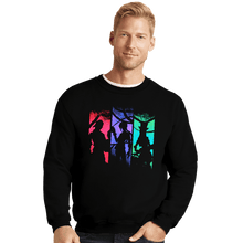 Load image into Gallery viewer, Daily_Deal_Shirts Crewneck Sweater, Unisex / Small / Black Fighting Girls
