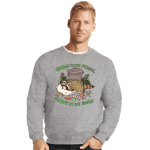 Load image into Gallery viewer, Daily_Deal_Shirts Crewneck Sweater, Unisex / Small / Sports Grey Garbage In The Streets