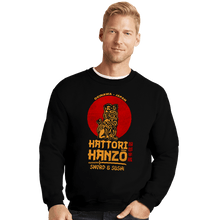 Load image into Gallery viewer, Shirts Crewneck Sweater, Unisex / Small / Black Hattori Hanzo
