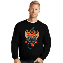 Load image into Gallery viewer, Shirts Crewneck Sweater, Unisex / Small / Black Tygra Ninja