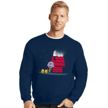 Load image into Gallery viewer, Shirts Crewneck Sweater, Unisex / Small / Navy Snapy