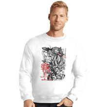 Load image into Gallery viewer, Shirts Crewneck Sweater, Unisex / Small / White Legend Of The Saiyan