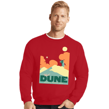 Load image into Gallery viewer, Shirts Crewneck Sweater, Unisex / Small / Red Visit Dune
