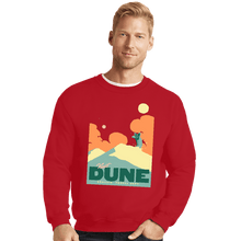 Load image into Gallery viewer, Shirts Crewneck Sweater, Unisex / Small / Red Visit Dune
