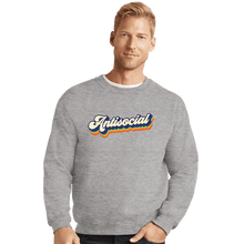 Load image into Gallery viewer, Secret_Shirts Crewneck Sweater, Unisex / Small / Sports Grey Antisocial.