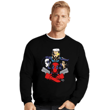 Load image into Gallery viewer, Secret_Shirts Crewneck Sweater, Unisex / Small / Black X-Force Rhapsody