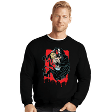 Load image into Gallery viewer, Shirts Crewneck Sweater, Unisex / Small / Black Just Some Scary Movie