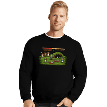 Load image into Gallery viewer, Daily_Deal_Shirts Crewneck Sweater, Unisex / Small / Black Camelot Fighter