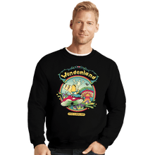 Load image into Gallery viewer, Secret_Shirts Crewneck Sweater, Unisex / Small / Black Wonderland Dreamer