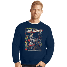 Load image into Gallery viewer, Daily_Deal_Shirts Crewneck Sweater, Unisex / Small / Navy Astonishing Adventures