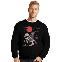 Load image into Gallery viewer, Shirts Crewneck Sweater, Unisex / Small / Black The Blood Moon Rising