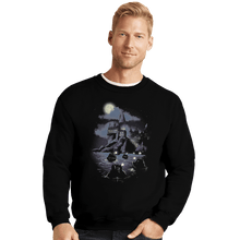 Load image into Gallery viewer, Shirts Crewneck Sweater, Unisex / Small / Black Magic Night