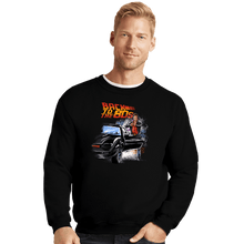 Load image into Gallery viewer, Daily_Deal_Shirts Crewneck Sweater, Unisex / Small / Black Back To The 80s