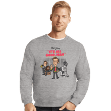 Load image into Gallery viewer, Secret_Shirts Crewneck Sweater, Unisex / Small / Sports Grey It's All Good Man