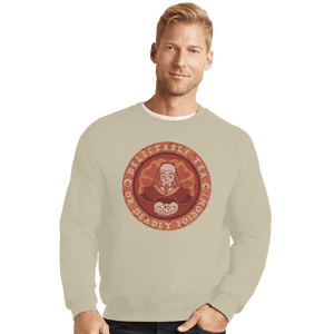 Shirts Crewneck Sweater, Unisex / Small / Sand Tea Or Poison