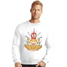 Load image into Gallery viewer, Shirts Crewneck Sweater, Unisex / Small / White The Captain