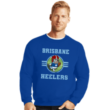 Load image into Gallery viewer, Daily_Deal_Shirts Crewneck Sweater, Unisex / Small / Royal Blue Brisbane Heelers