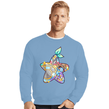 Load image into Gallery viewer, Shirts Crewneck Sweater, Unisex / Small / Powder Blue Magical Silhouettes - Paopu Fruit