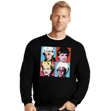 Load image into Gallery viewer, Shirts Crewneck Sweater, Unisex / Small / Black Warhol Girls