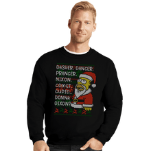 Load image into Gallery viewer, Daily_Deal_Shirts Crewneck Sweater, Unisex / Small / Black I'll Be Homer For Christmas