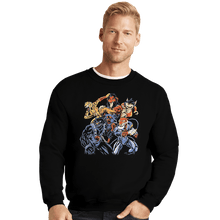 Load image into Gallery viewer, Shirts Crewneck Sweater, Unisex / Small / Black Terror Cats