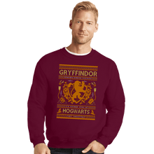 Load image into Gallery viewer, Shirts Crewneck Sweater, Unisex / Small / Maroon GRYFFINDOR Sweater