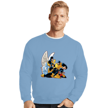 Load image into Gallery viewer, Daily_Deal_Shirts Crewneck Sweater, Unisex / Small / Powder Blue Mutant Original Five