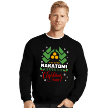 Load image into Gallery viewer, Daily_Deal_Shirts Crewneck Sweater, Unisex / Small / Black Nakatomi Christmas