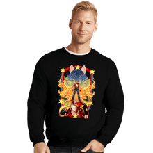Load image into Gallery viewer, Shirts Crewneck Sweater, Unisex / Small / Black Lone Wolf