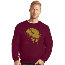 Load image into Gallery viewer, Daily_Deal_Shirts Crewneck Sweater, Unisex / Small / Maroon DevilMask