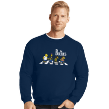 Load image into Gallery viewer, Shirts Crewneck Sweater, Unisex / Small / Navy The Bullies