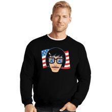 Load image into Gallery viewer, Shirts Crewneck Sweater, Unisex / Small / Black Star Spangled Butt