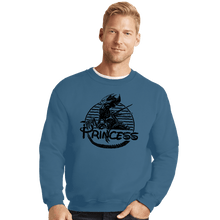 Load image into Gallery viewer, Secret_Shirts Crewneck Sweater, Unisex / Small / Indigo Blue The Princess