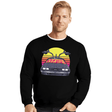 Load image into Gallery viewer, Shirts Crewneck Sweater, Unisex / Small / Black Outatime In The 80s