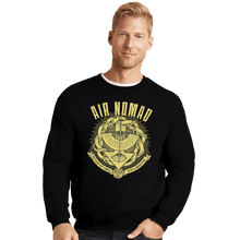 Load image into Gallery viewer, Shirts Crewneck Sweater, Unisex / Small / Black Air is Peaceful