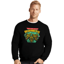 Load image into Gallery viewer, Shirts Crewneck Sweater, Unisex / Small / Black Murder Hornets