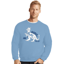 Load image into Gallery viewer, Daily_Deal_Shirts Crewneck Sweater, Unisex / Small / Powder Blue Icy Emergency