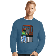 Load image into Gallery viewer, Shirts Crewneck Sweater, Unisex / Small / Indigo Blue Gotta Catch Em All