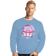 Load image into Gallery viewer, Shirts Crewneck Sweater, Unisex / Small / Powder Blue Pink Parfait